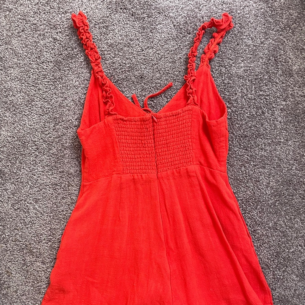 Style Rack Red Romper - Picture 4 of 5